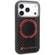 2. Audi RSQ Carbon Fiber Sport Red Circle MagSafe Case für iPhone 17 Pro - Schwarz