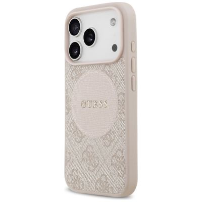 2. Guess 4G Circle Classic Logo MagSafe Case für iPhone 17 Pro - Pink