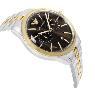 3. Emporio Armani Dario Chronograph Herrenuhr AR80084SET + Box