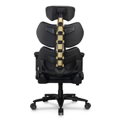 5. COUGAR Terminator Elite Gold Gaming-Stuhl, gepolsterter Sitz, Schwarz, Gold