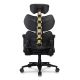 5. COUGAR Terminator Elite Gold Gaming-Stuhl, gepolsterter Sitz, Schwarz, Gold
