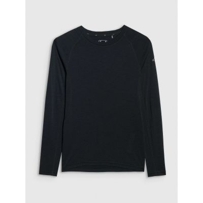 5. Schnelltrocknendes Damen-Trekking-Langarmshirt aus Merinowolle 4F 4FWAW25TFLOF433-20S