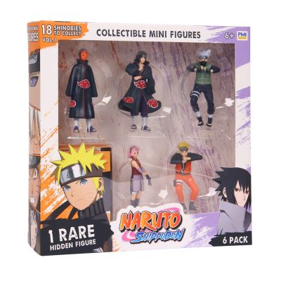 NARUTO SHIPPUDEN FIGUREN - 6ER-PACK DELUXE EDITION VER. UND