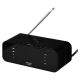ADLER AD 1192b schwarzes Radiowecker