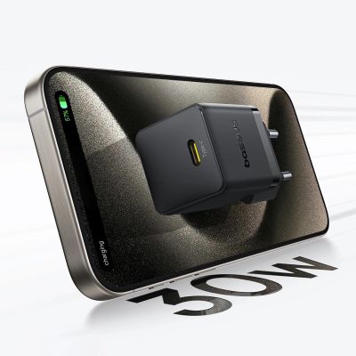 8. Baseus Palm 30W USB-C Wandladegerät - Weiß