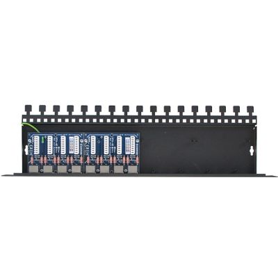 2. 8-Kanal-LAN-Schutzpanel mit erhöhtem PoE-Überspannungsschutz EWIMAR PTU-58R-PRO/PoE