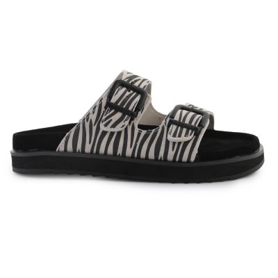 6. D.FRANKLIN Nordic Sandale Schnalle Zebra DFSH405002-ZEBR