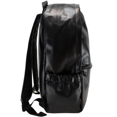 3. SCHWARZER RUCKSACK AUS ÖKO-LEDER SEMI LINE