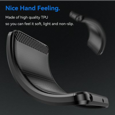4. Carbon Case für Xiaomi Redmi Note 13 Pro - schwarz