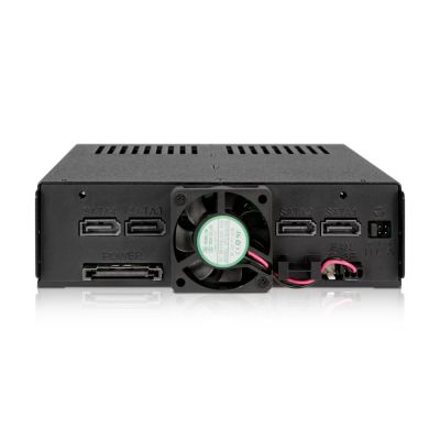 5. Icy Dock MB324SP-B, 0 TB, Serial ATA, Serial ATA II, Serial ATA III, Serial Attached SCSI (SAS), 440 g, Desktop