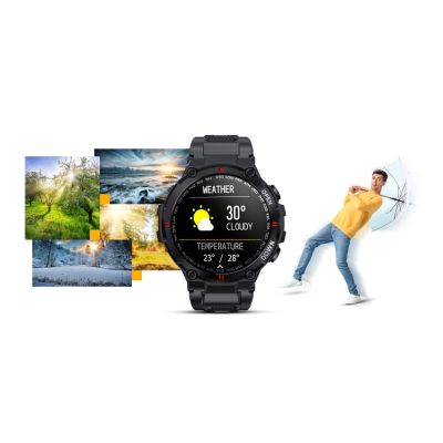 11. Smartwatch GIEWONT Schwarz GW430-1