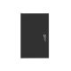 8. LANBERG Wandregalschrank 10" 9U 280x310 Schwarz, Metalltüren (Bausatz) WF10-2309-00B