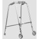 RF-100 Rehabilitationsgehhilfe aus silbernem Aluminium