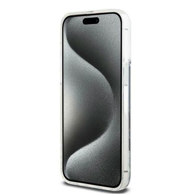 5. DKNY Liquid Glitter Big Logo iPhone 13 Pro Max Hülle - Schwarz