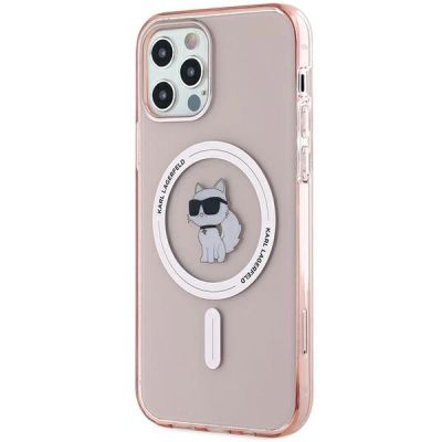 8. Karl Lagerfeld IML Choupette MagSafe Hülle für iPhone 12/12 Pro – Rosa