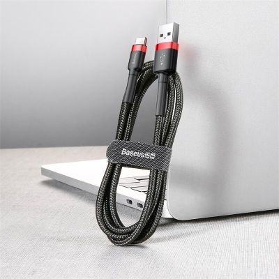 17. BASEUS CAFULE CABLE 2A 2M (ROT-SCHWARZ)
