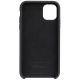 4. Audi Silikonhülle iPhone 11 / Xr 6,1" schwarz/schwarz Hardcase AU-LSRIP11-Q3/D1-BK
