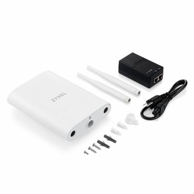 12. Access Point Wi-Fi 7 Zyxel Outdoor IP55 NWA55BE 2,4 GHz (2x2)/5 GHz (2x2) PoE+ 1x2,5 G (Netzteil im Lieferumfang enthalten)