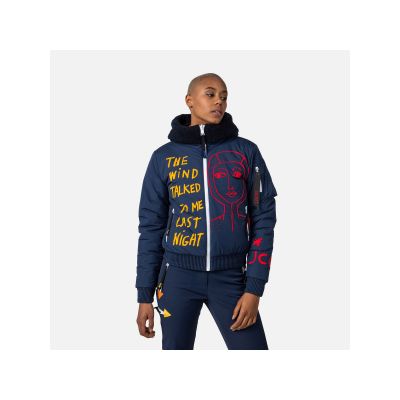 8. Rossignol W Yety Fleece Bomber Jacket Jkt blau
