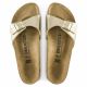6. Birkenstock Madrid Birko-Flor Gold Damen Regular Wide Gold Flip-Flops (1016106)
