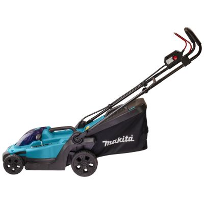 15. Makita DLM330RT Akku-Rasenmäher, Schiebemäher, Schwarz, Blau