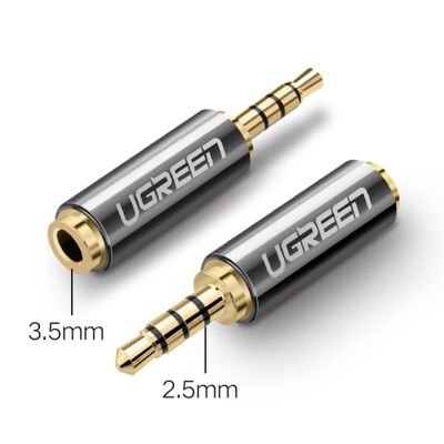 2. Ugreen Klinke 2,5 mm Stecker auf Klinke 3,5 mm Buchse schwarz (20501)