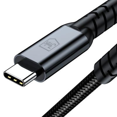 5. 3mk Hyper Cable N-SERIES Thunderbolt 4 USB-C / USB-C 1m 48V/5A 40Gb/s 240W 8K60Hz - schwarz