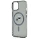 6. Karl Lagerfeld KLHMP15SHLSKCK iPhone 15 6,1" schwarz/schwarzes Hardcase IML Metal Karl&Choupette Head MagSafe