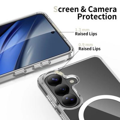 12. Tech-Protect FlexAir Hybrid MagSafe Hülle für Samsung Galaxy A36 / A56 / A37 5G - Transparent