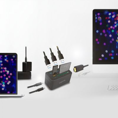 7. Logilink USB 3.2 (G1) HDMI Dockingstation, 10-Port, PD4