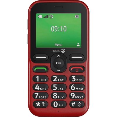 3. Doro Leva E10 6,1 cm (2,4") 118,9 g Rotes Telefon für Senioren