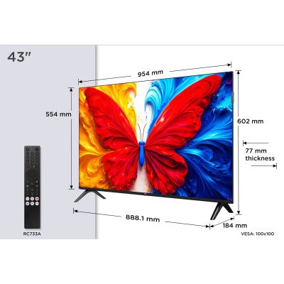 4. 43" TCL 43S5L Fernseher