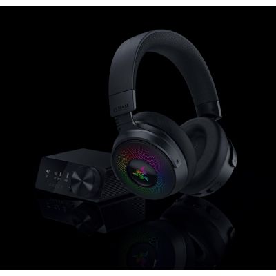19. Razer Kraken V4 Pro Bluetooth-Over-Ear-Headset mit Mikrofon, kabellos, schwarz