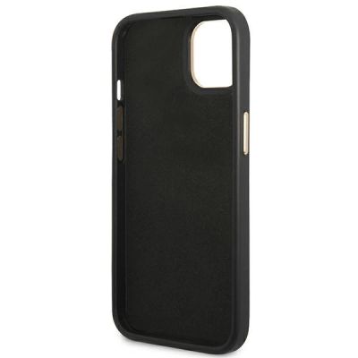 7. Guess GUHCP14MHG4SHK iPhone 14 Plus 6,7 "schwarz / schwarze Hartschale 4G Vintage Gold Logo