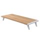 4. Techly ICA-MS 389 Monitorhalterung/Ständer für Schreibtisch, Weiß, Holz