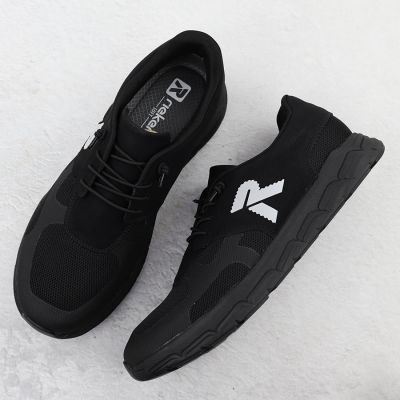 3. Schwarze Herren-Sportschuhe Rieker 09100-00