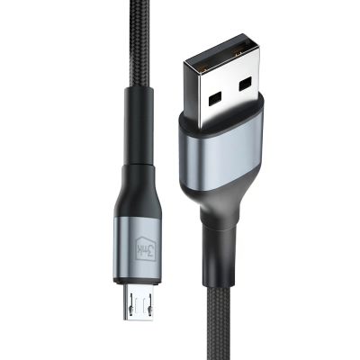 3. 3mk Hyper Cable N-SERIES USB-A / MicroUSB 1m 5V/2,4A 12W / schwarz