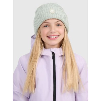 Reflektierende Mädchen-Beanie 4F 4FJRAW25ACAPF0750-47S