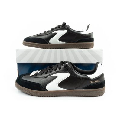 19. Skechers Kickoff Damen Sportschuhe Sneakers Schwarz Leder