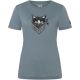 4. Damen-T-Shirt mit kurzen Ärmeln SUPER.NATURAL W BANDITO CAT TEE, grau