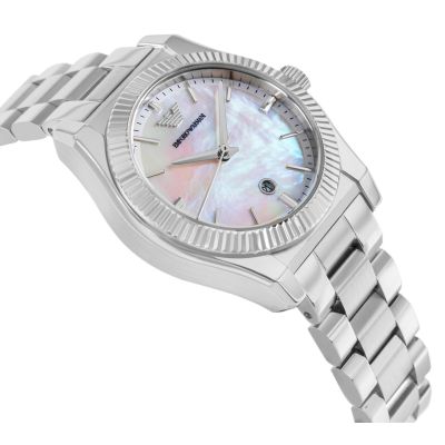 3. EMPORIO ARMANI AR11723 Dreizeiger-Damenuhr + Box