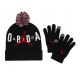 Jugend-Winterset mit Mütze und Handschuhen, Air Jordan Essential Pom Beanie Set, Schwarz - 9A0869-023