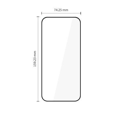 2. Tech-Protect Glass Fit+ 2er-Pack Schutzglas für Xiaomi 17T Pro – Schwarz