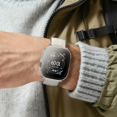 8. AmazingThing Radix Displayschutzfolie aus Glas mit Hülle für Apple Watch Ultra 3 49 mm – Transparent