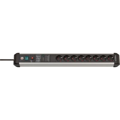 Brennenstuhl 1391010800 Überspannungsschutz, Aluminium (elok), schwarz