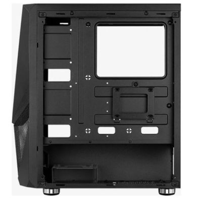 3. AEROCOOL PGS ZAURON FRGB-G-BK-v1 SCHWARZES GEHÄUSE