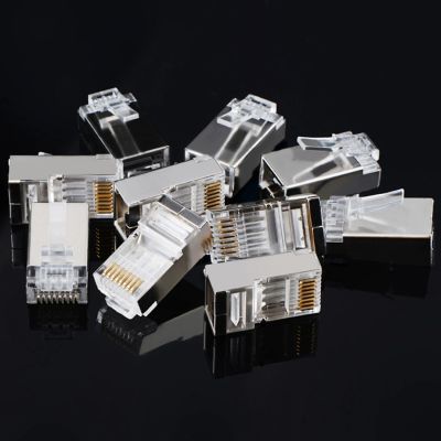 4. Ugreen 10x Steckerende RJ45 8P8C (UTP Cat. 6 / Cat. 5 / Cat. 5e) silber (NW111)