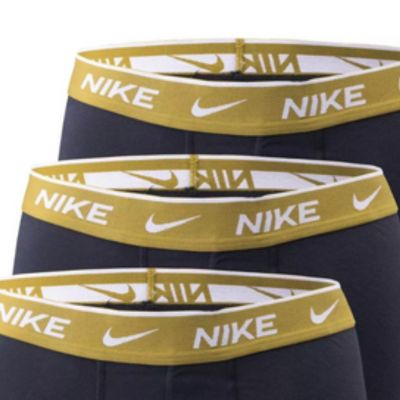 3. Nike Trunk Boxershorts für Herren, 3er-Pack, Schwarz - 0000KE1008-HX0