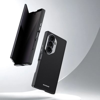 6. Dux Ducis Vyne MagSafe-kompatible Hülle für Samsung Galaxy Z Fold 8 Ultra – Schwarz