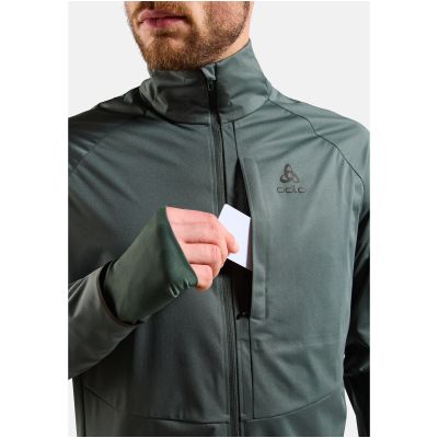 Odlo Jacket ZEROWEIGHT PRO WARM REFLECTIVE – grüne isolierte Jacke